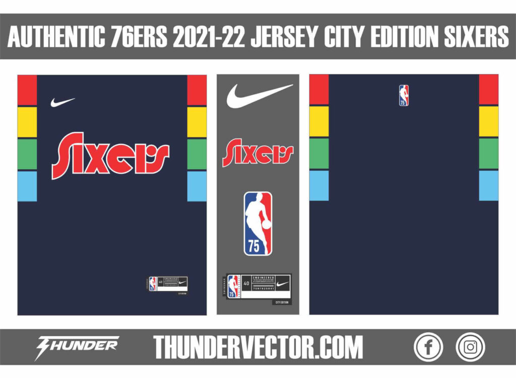 Authentic 76ers 2021-22 Jersey City Edition Sixers