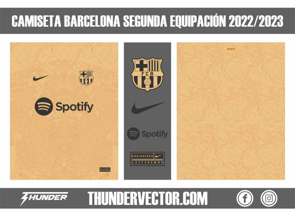 Camiseta Barcelona Segunda Equipación 2022-2023