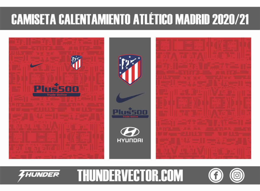 Camiseta Calentamiento Atletico Madrid 2020-21