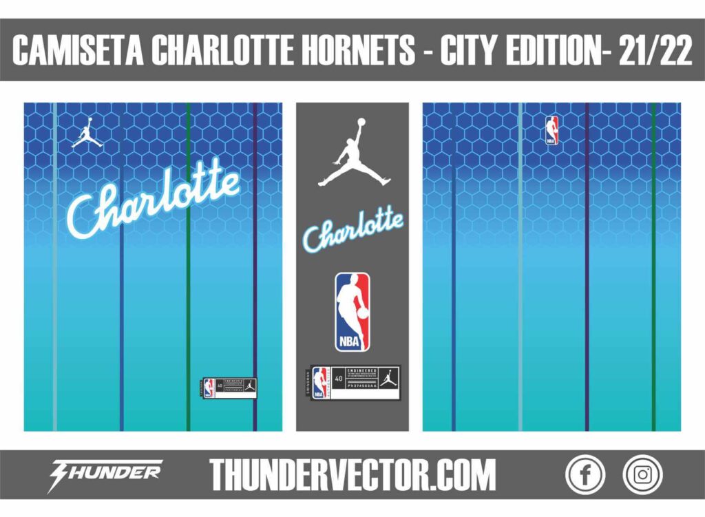 Camiseta Charlotte Hornets - City Edition- 2122