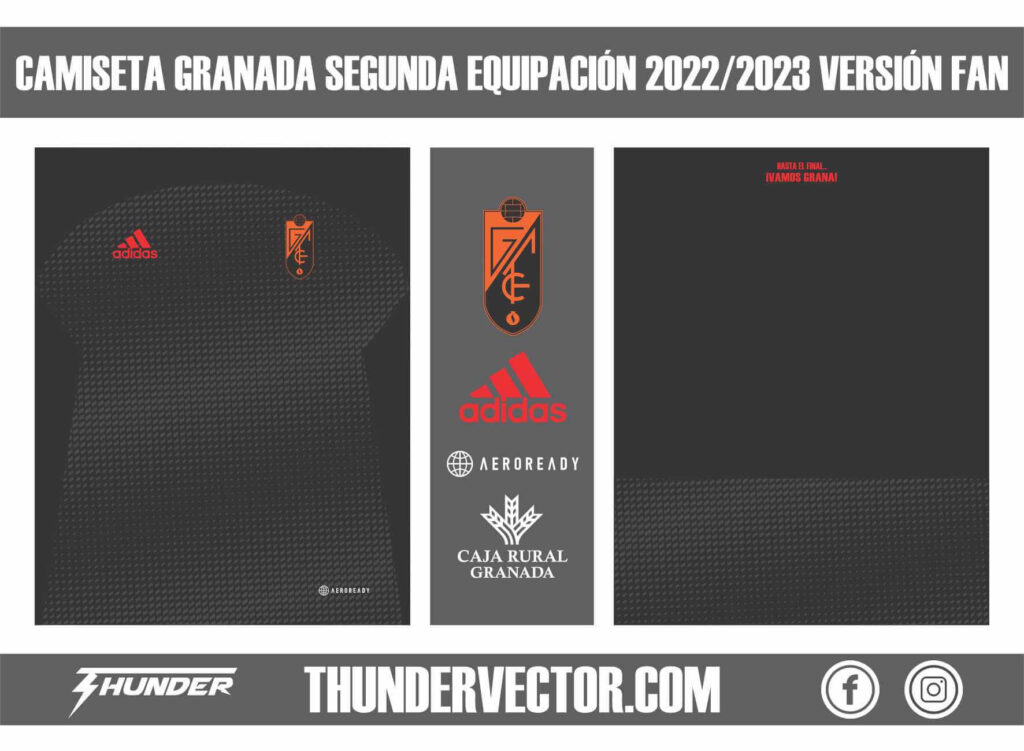 Camiseta Granada segunda equipacion 2022-2023 version fan