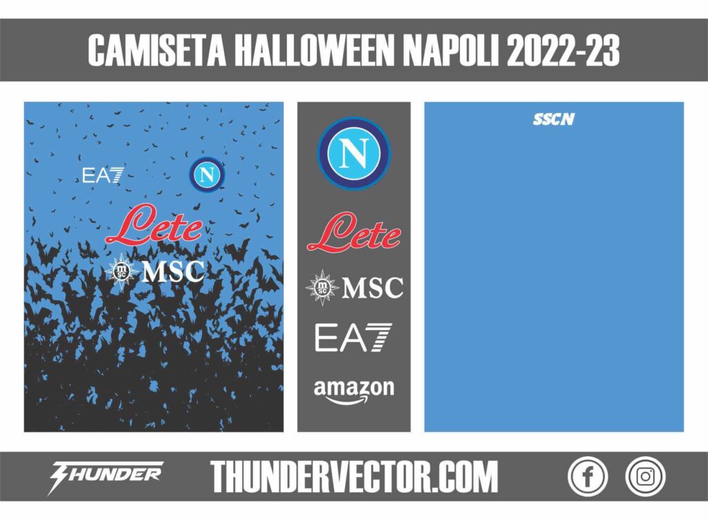 Camiseta Halloween Napoli 2022-23