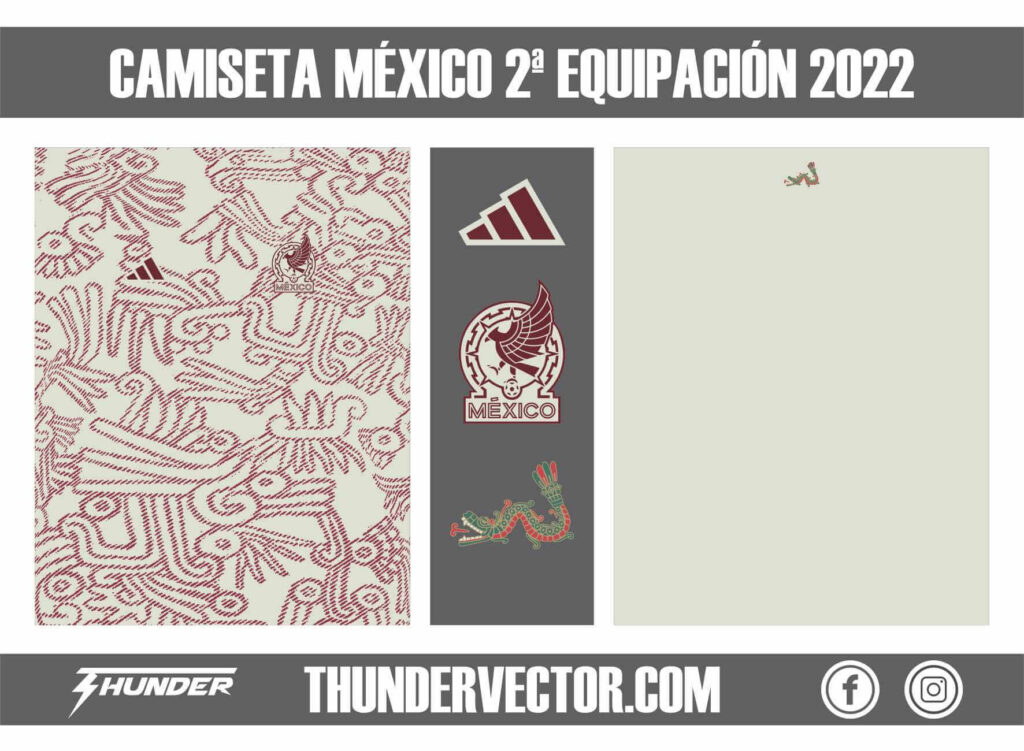 Camiseta México 2ᵃ Equipación 2022