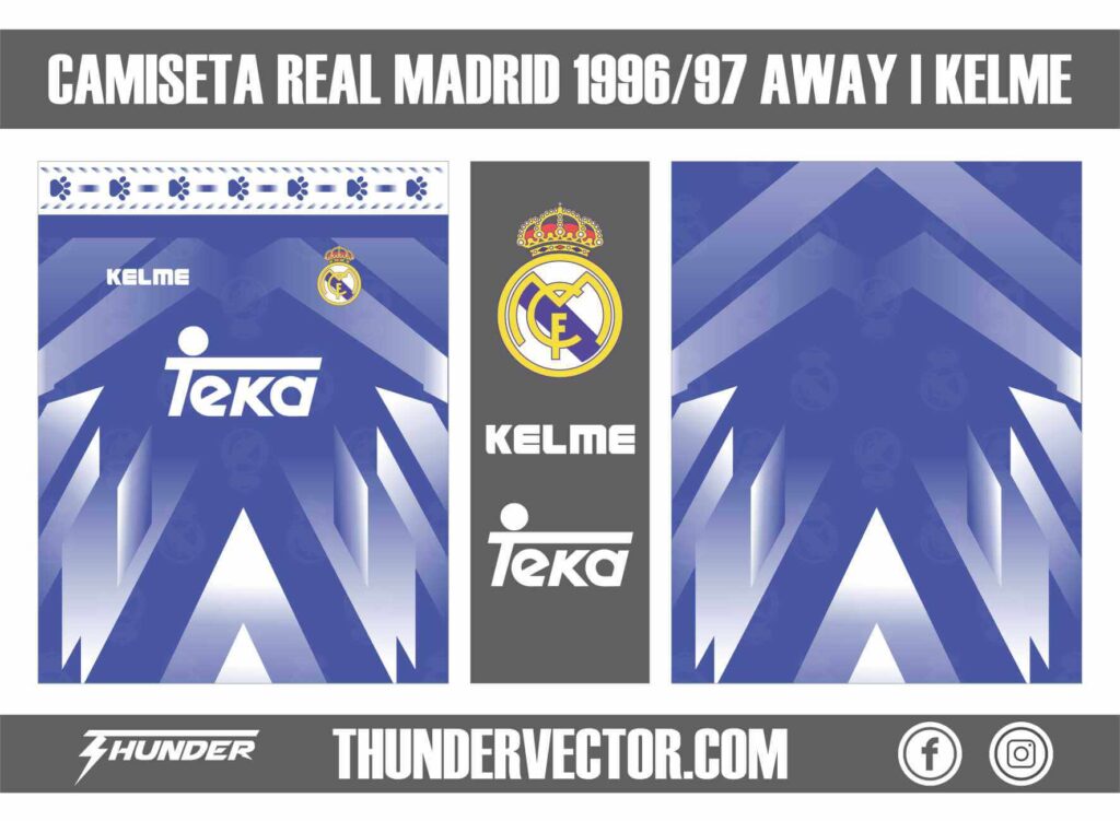 Camiseta Real Madrid 1996-97 away I Kelme