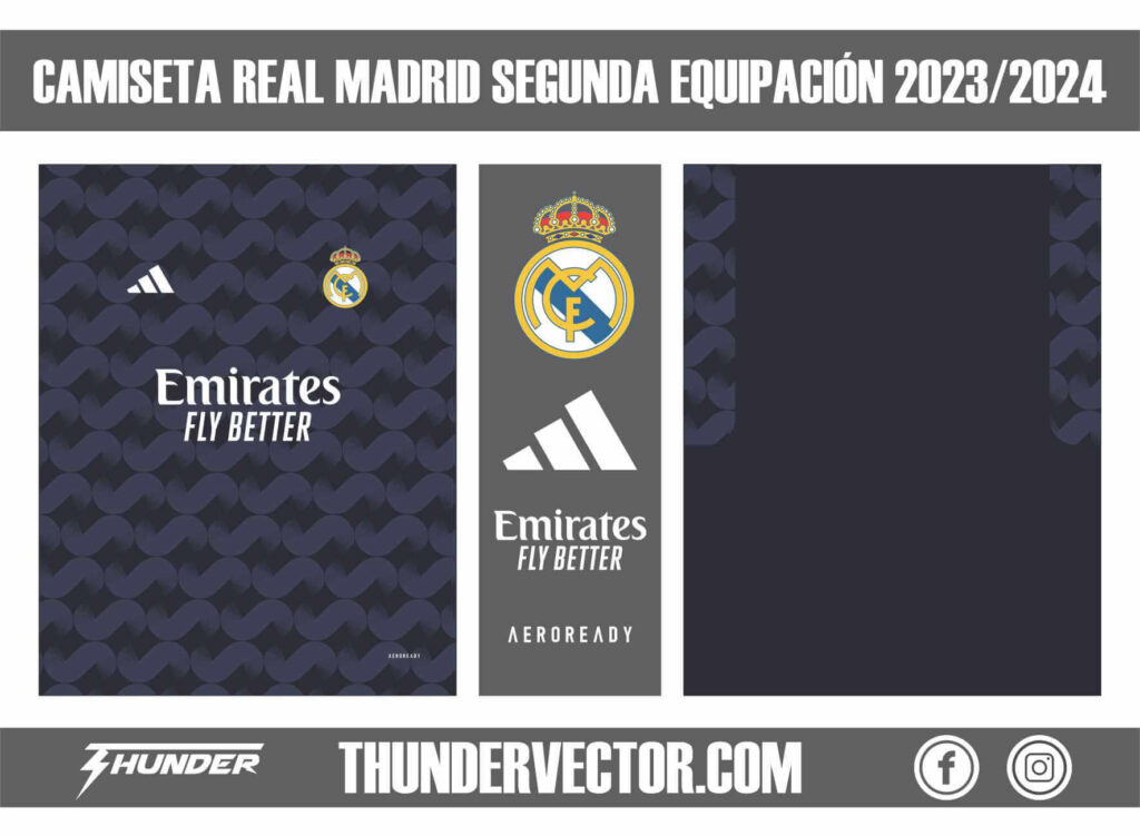 Camiseta Real Madrid segunda equipacion 2023-2024