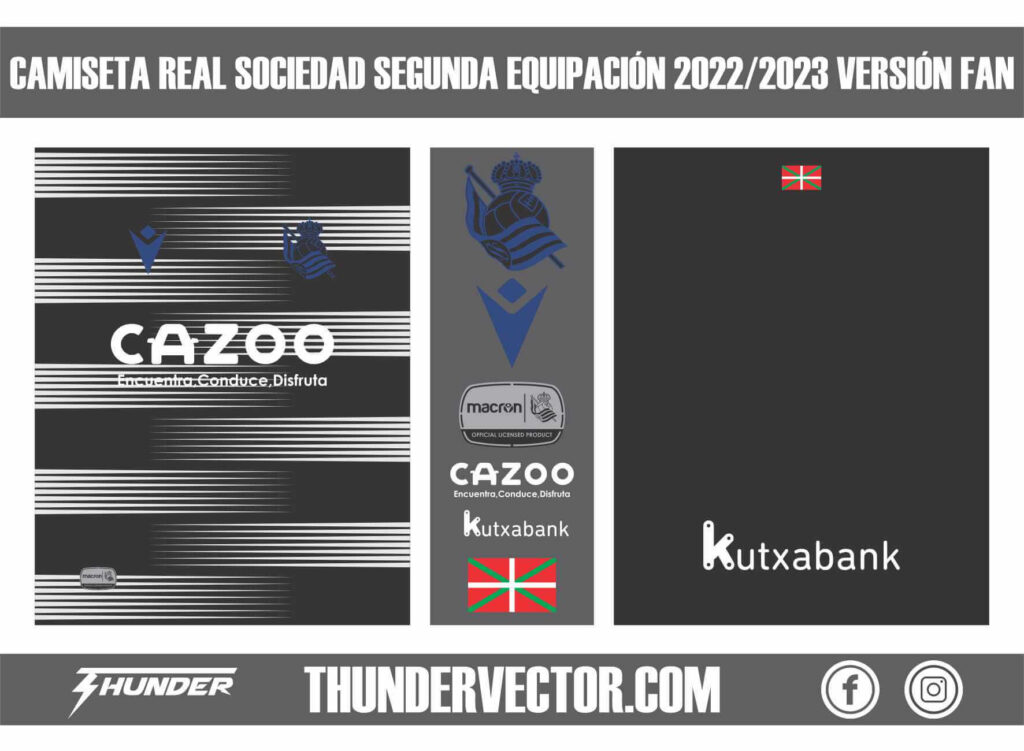 Camiseta Real Sociedad segunda equipacion 2022-2023 version fan