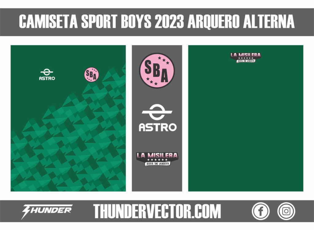 Camiseta Sport Boys 2023 Arquero Alterna