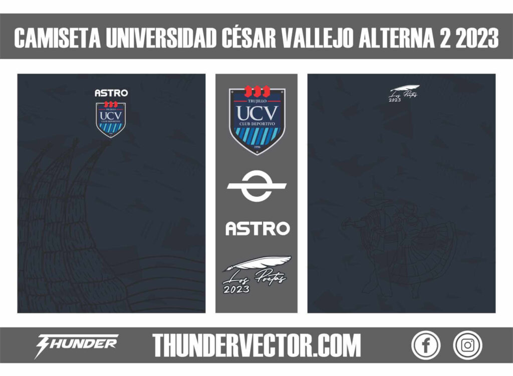 Camiseta Universidad Cesar Vallejo Alterna 2 2023
