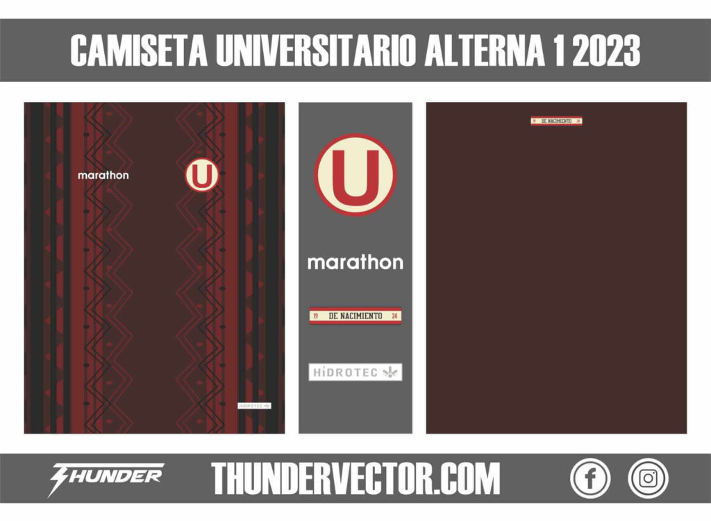 Camiseta Universitario Alterna 1 2023