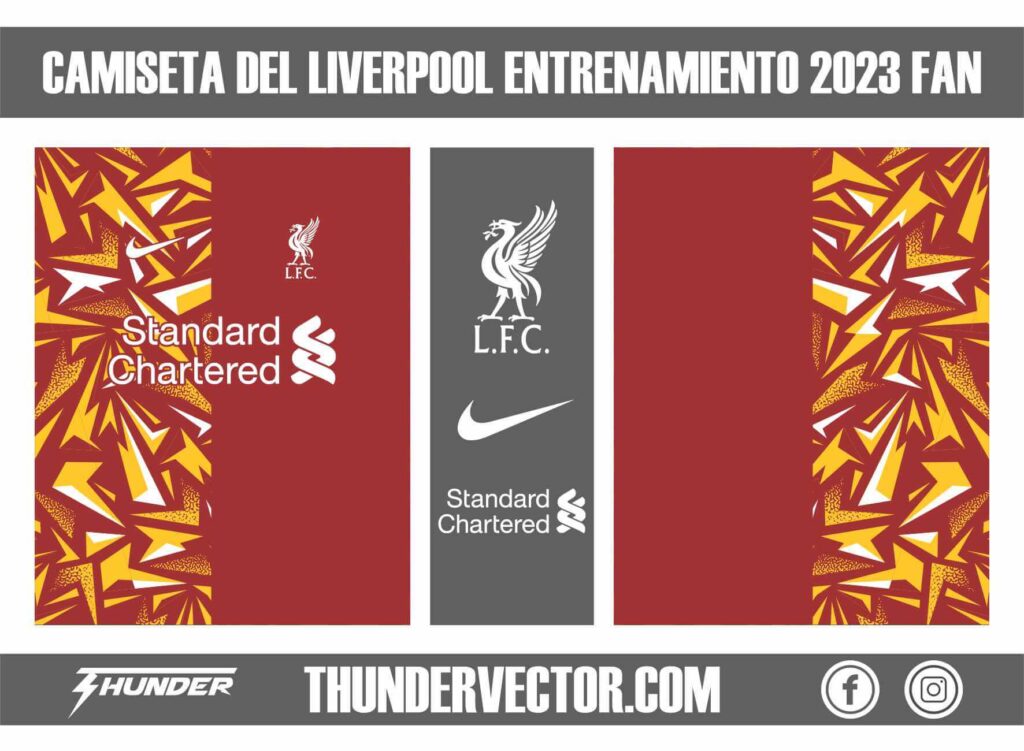 Camiseta del Liverpool Entrenamiento 2023 Fan