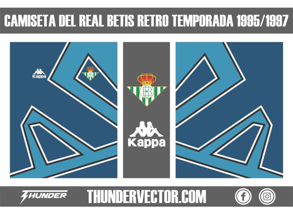 Camiseta del Real Betis retro temporada 1995-1997