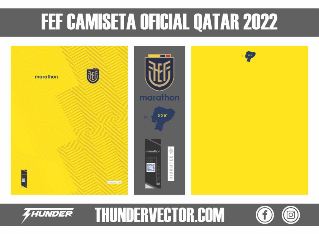 FEF Camiseta Oficial Qatar 2022