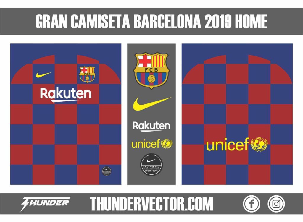 Gran Camiseta Barcelona 2019 Home