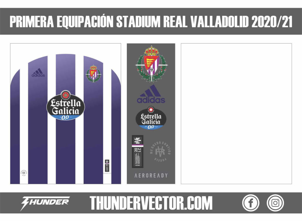 Primera equipacion Stadium Real Valladolid 202021