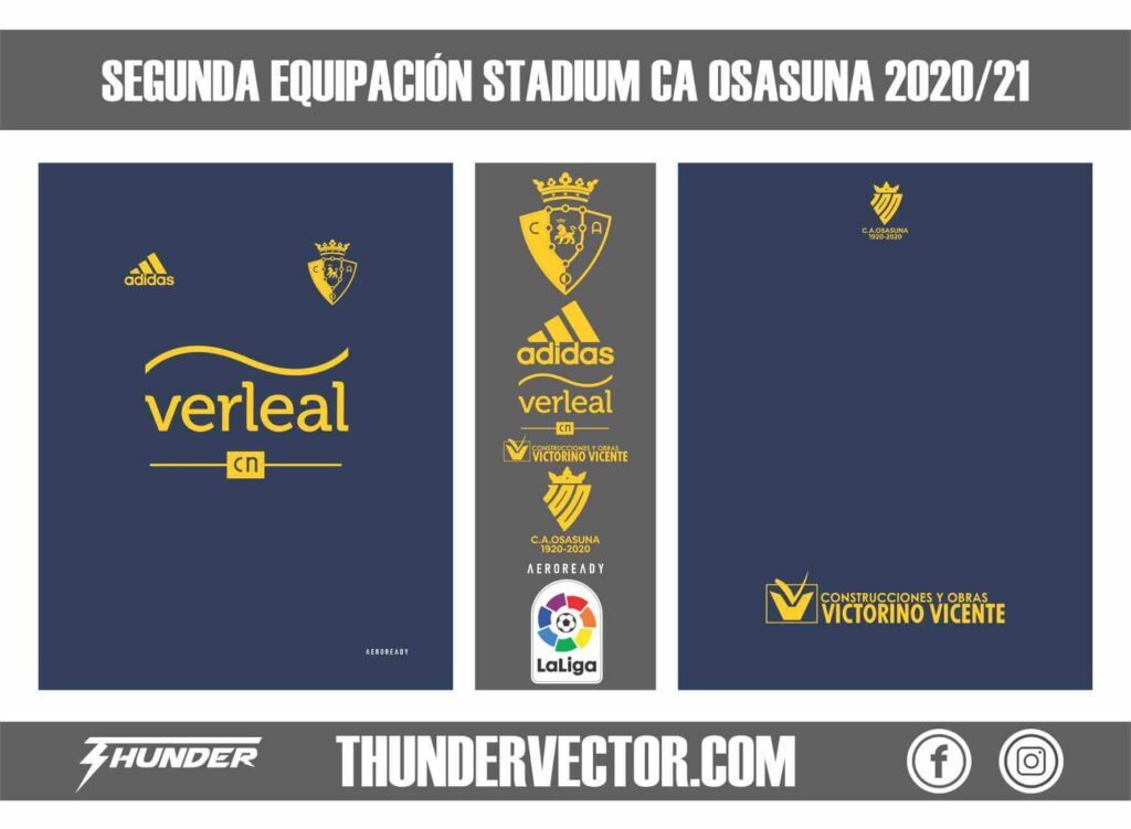 Segunda Equipacion Stadium CA Osasuna 2021-21