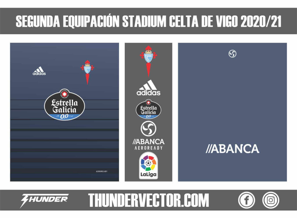 Segunda Equipacion Stadium Celta de Vigo 2020-21