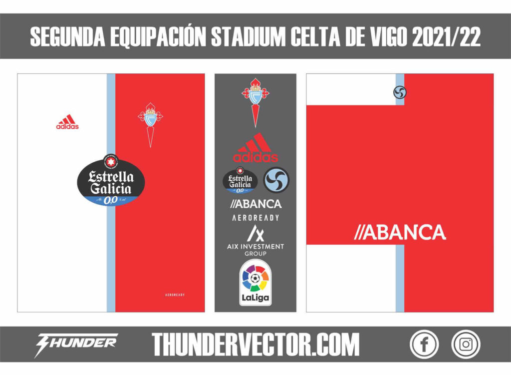 Segunda Equipacion Stadium Celta de Vigo 2021-22