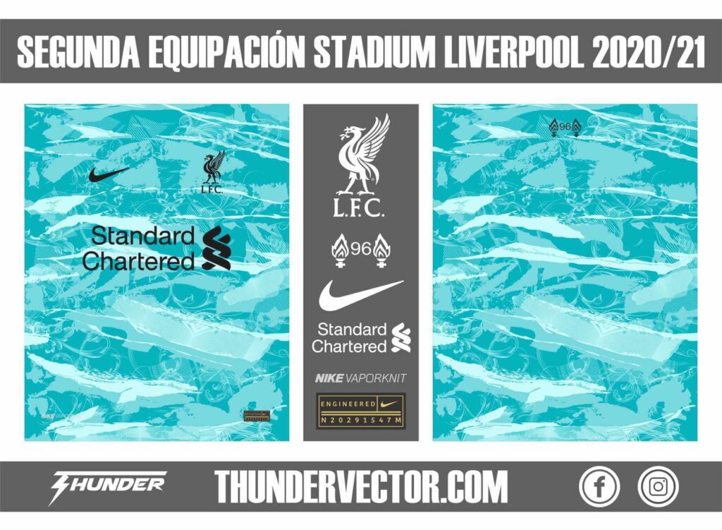 Segunda Equipacion Stadium Liverpool 2020-21