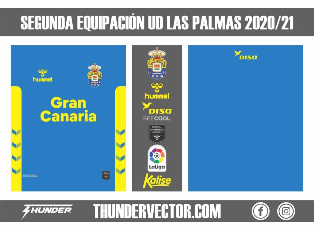 Segunda Equipacion UD Palmas 2020-21