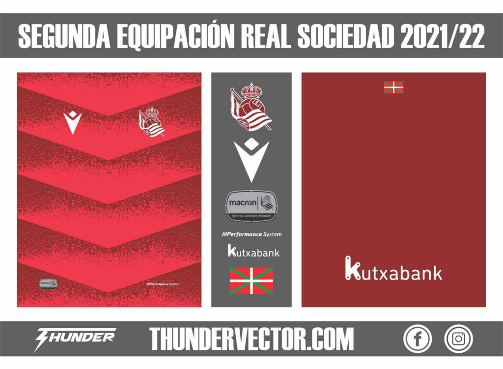 Segunda equipacion Real Sociedad 2021-22