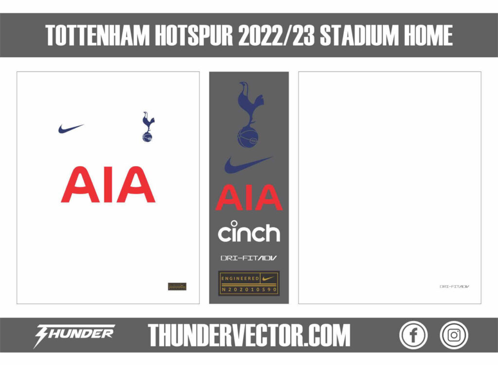 Tottenham Hotspur 2022-23 Stadium Home