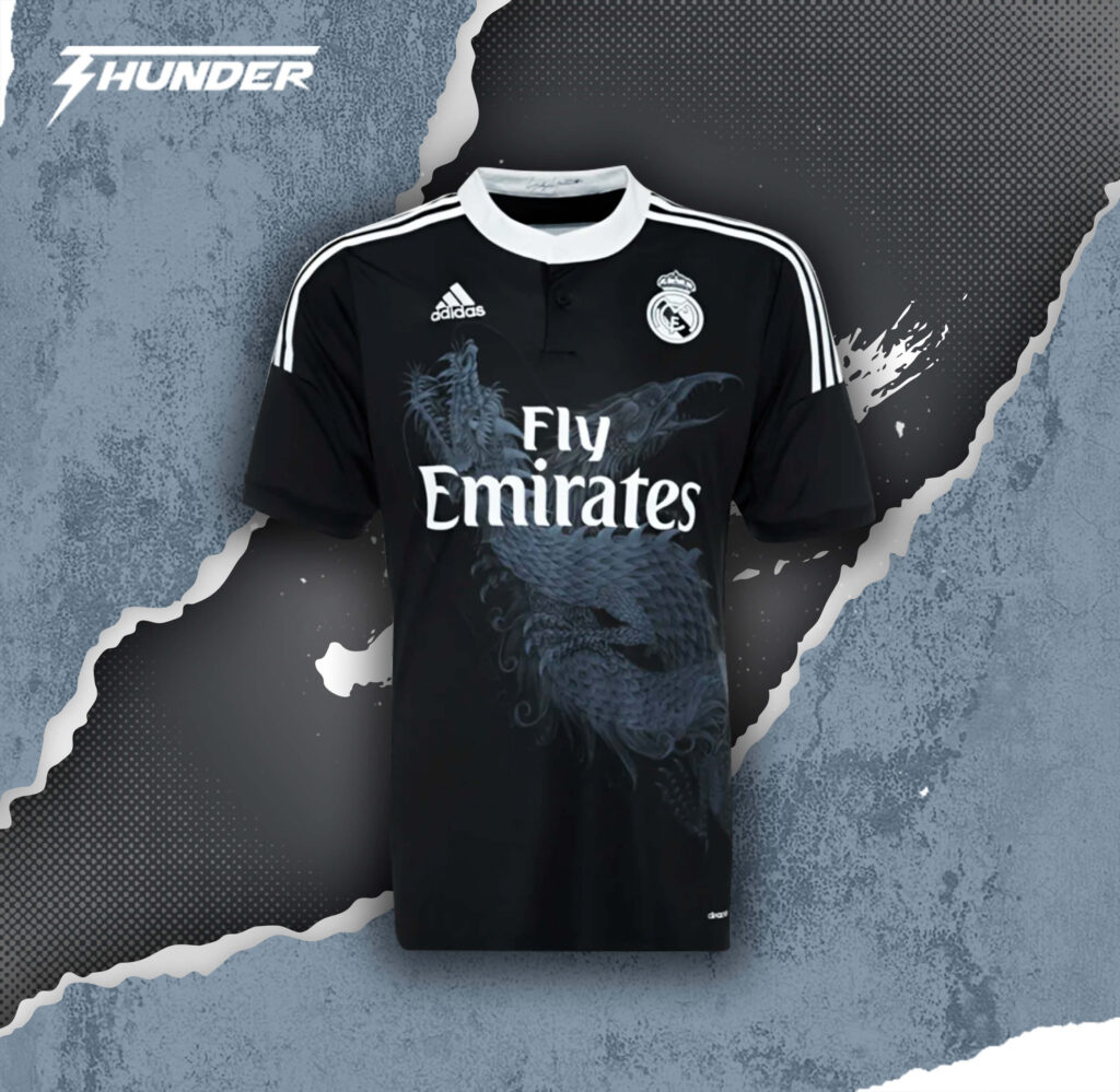 Camiseta Dragón Negro Real Madrid 2014-15 - camiseta