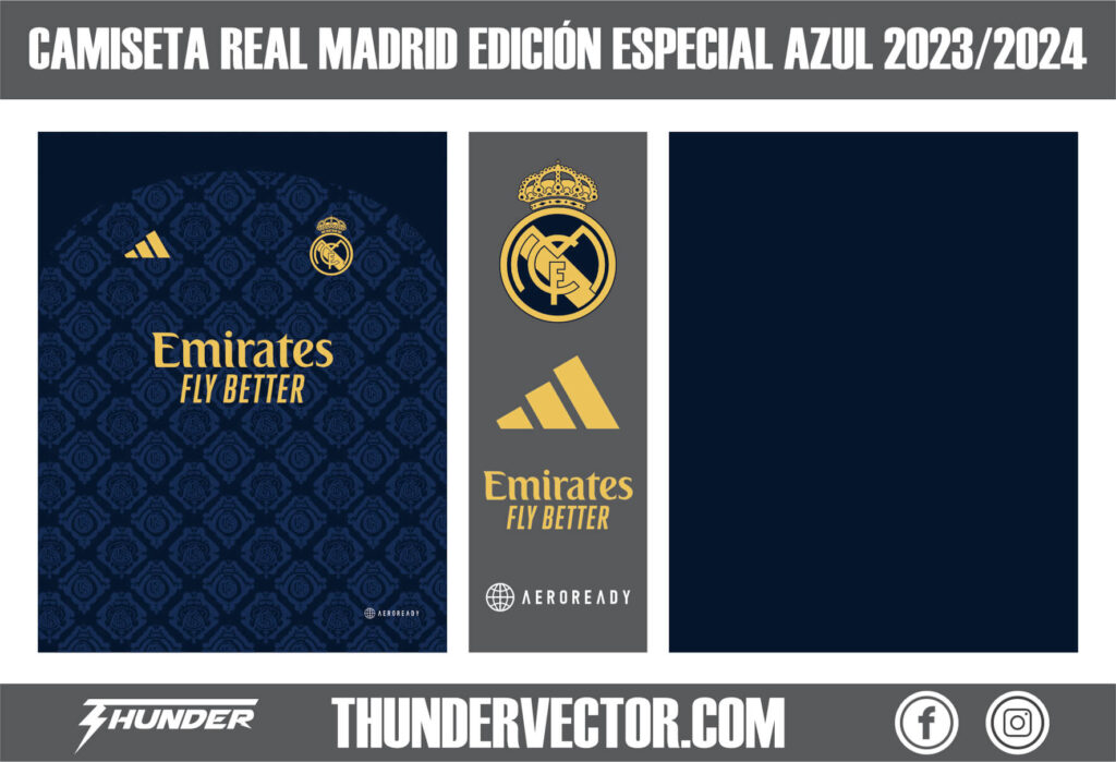 Camiseta Real Madrid edición especial azul 2023-2024