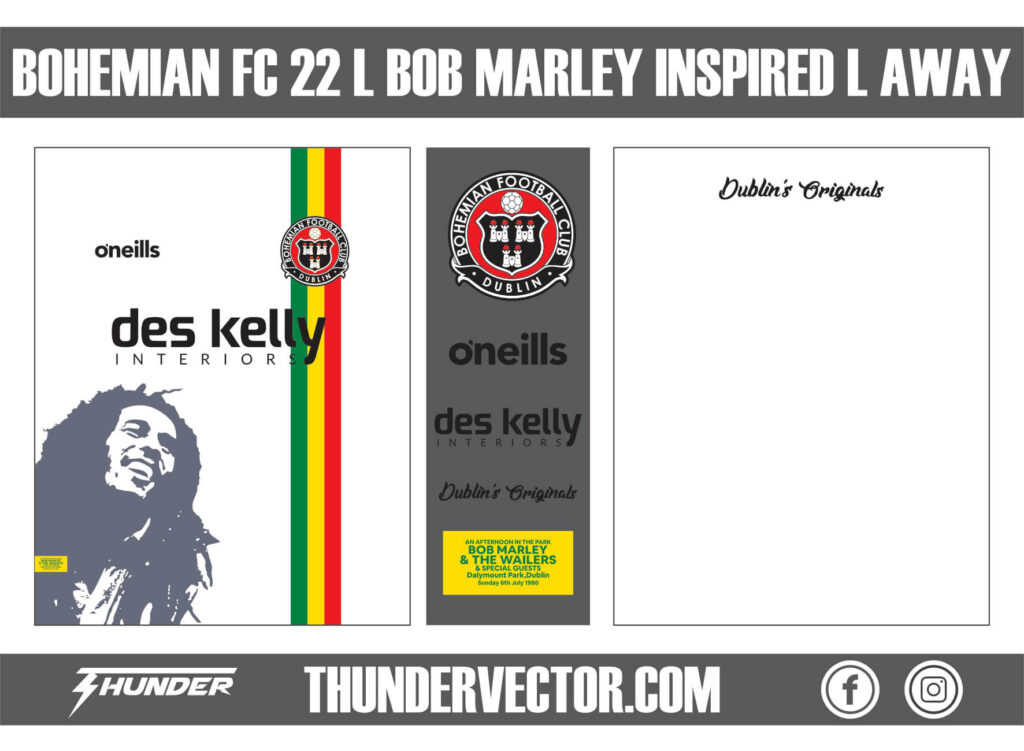 Bohemian FC 22 l Bob Marley Inspired l Away