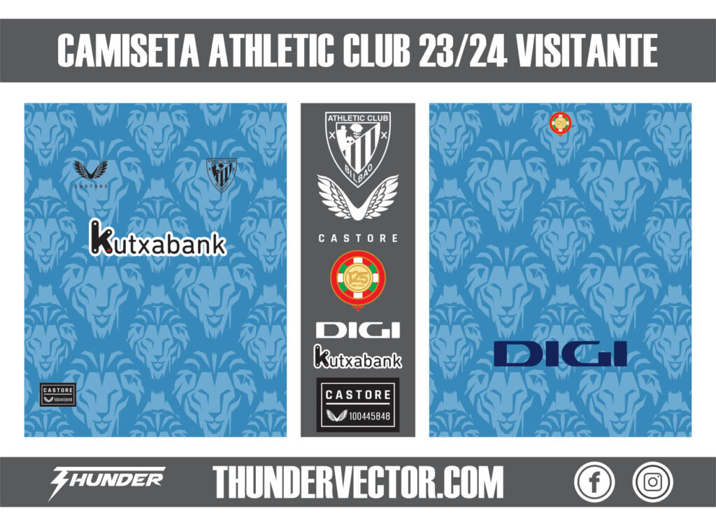 Camiseta Athletic Club 23-24 Visitante
