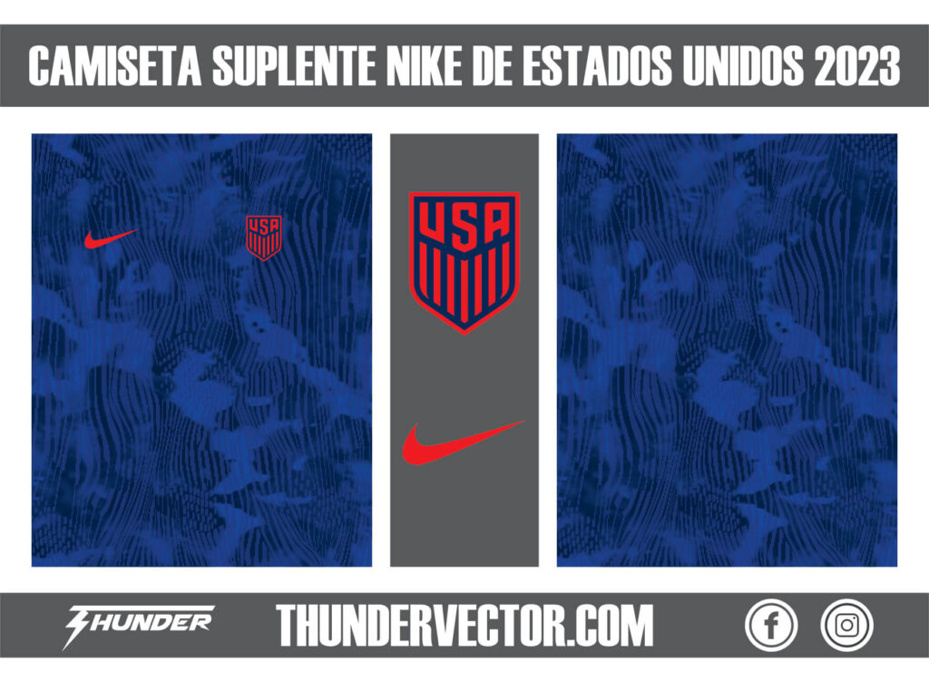 Camiseta suplente Nike de Estados Unidos 2023