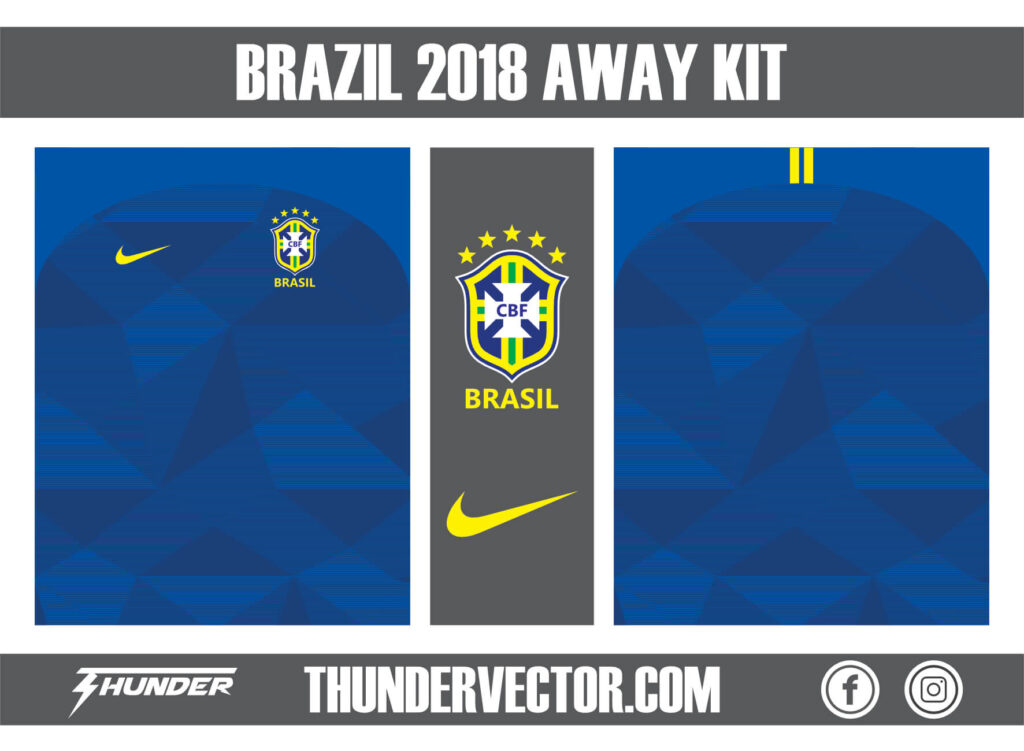 Brazil 2018 Away kit