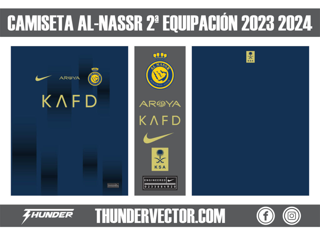 Camiseta Al-Nassr 2ª Equipación 2023 2024
