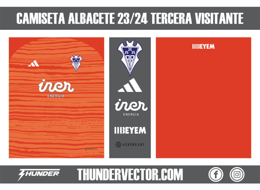 Camiseta Albacete 23-24 Tercera Visitante
