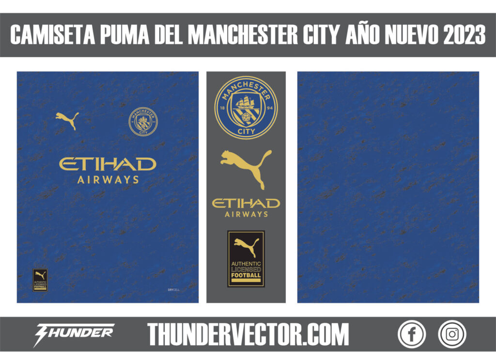 Camiseta Puma del Manchester City Año Nuevo 2023