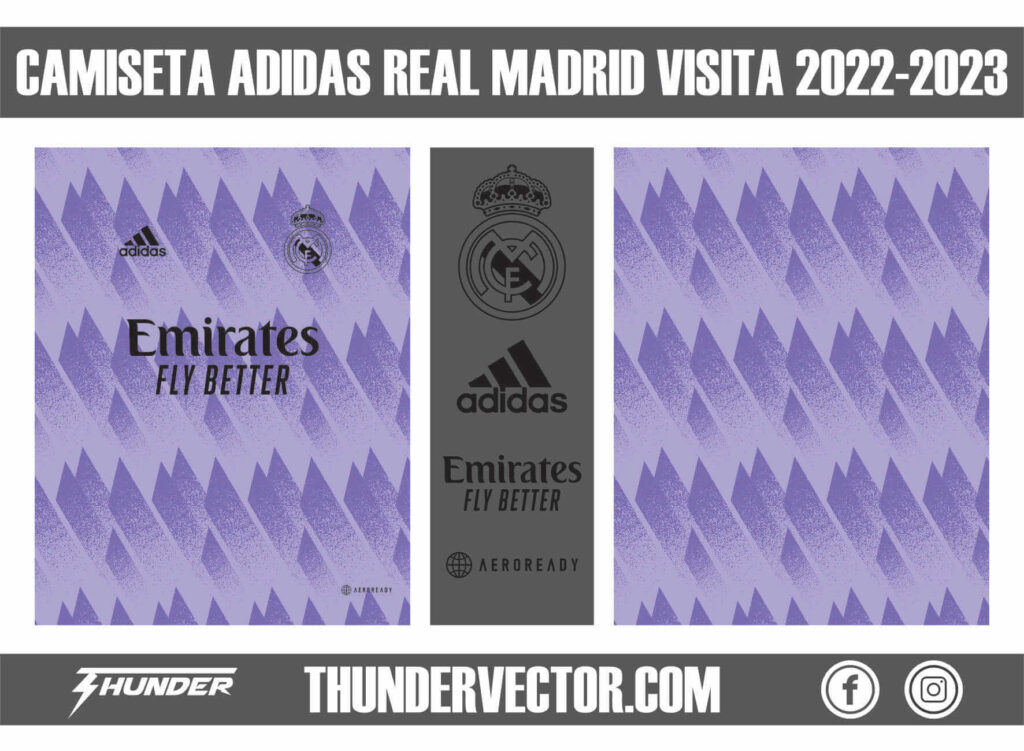Camiseta Adidas Real Madrid visita 2022-2023