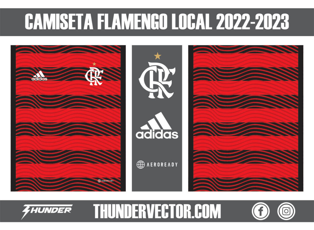 Camiseta Flamengo Local 2022-2023
