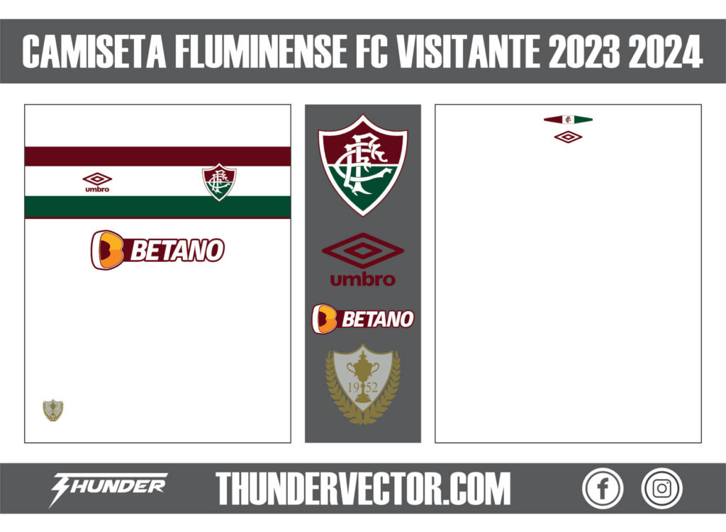 Camiseta Fluminense FC Visitante 2023 2024