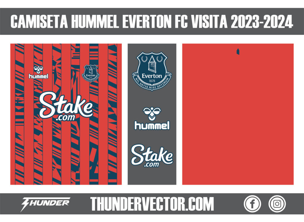 Camiseta Hummel Everton FC Visita 2023-2024
