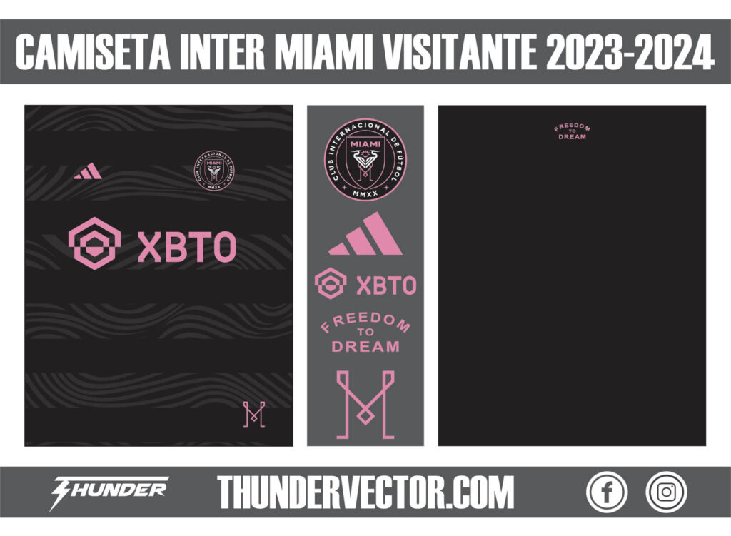 Camiseta Inter Miami Visitante 2023-2024