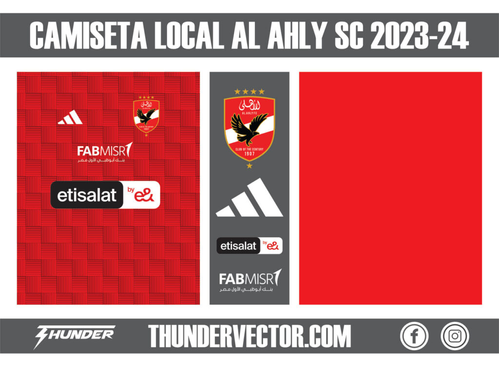 Camiseta Local Al Ahly SC 2023-24