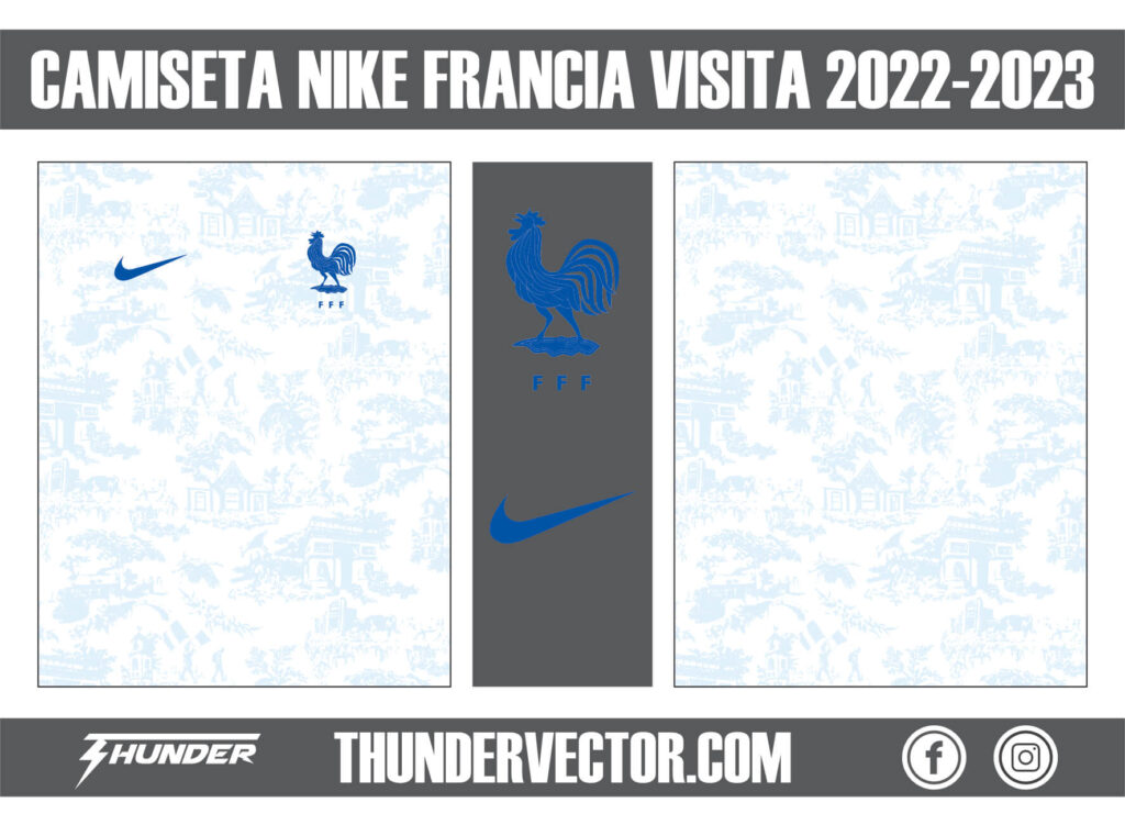Camiseta Nike Francia Visita 2022-2023