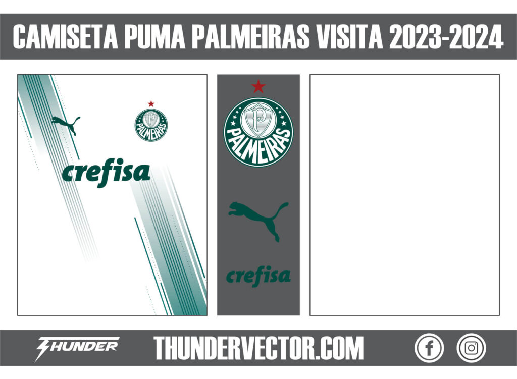 Camiseta Puma Palmeiras Visita 2023-2024