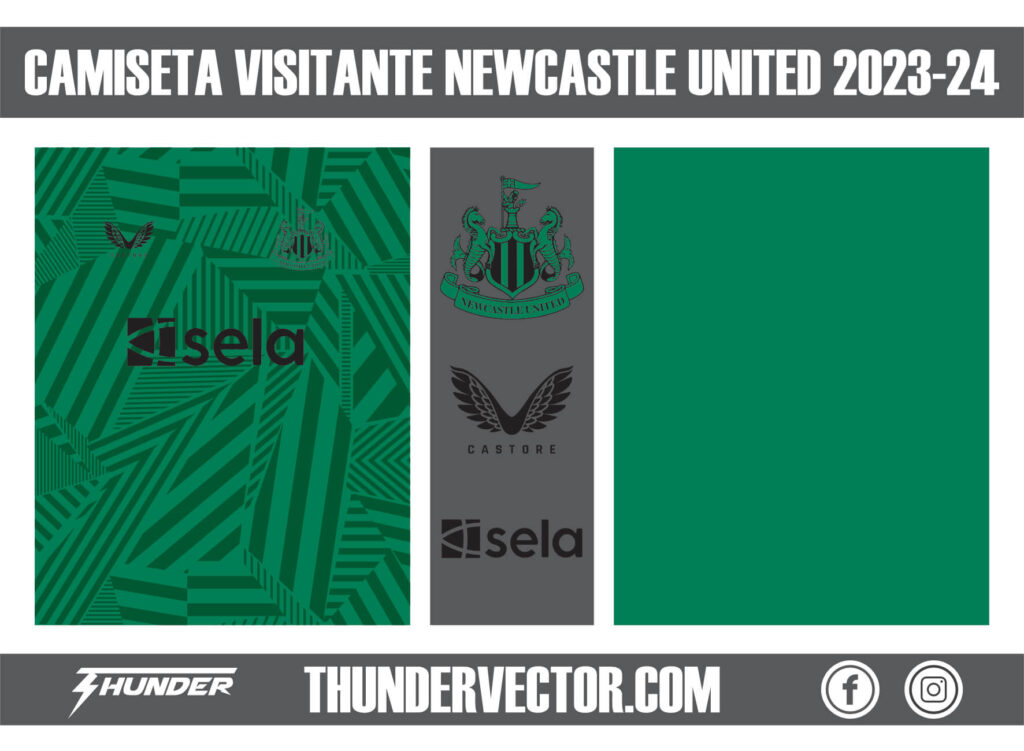 Camiseta Visitante Newcastle United 2023-24