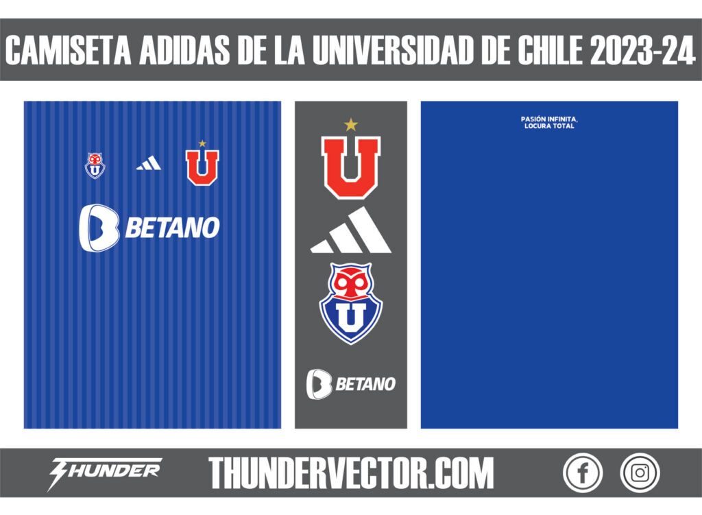 Camiseta adidas de la Universidad de Chile 2023-24