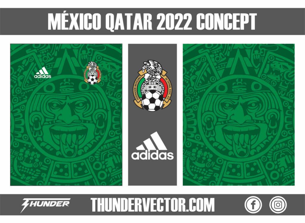 México Qatar 2022 concept