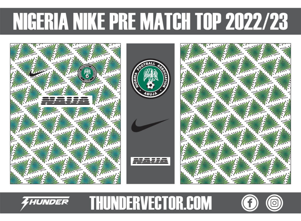 Nigeria Nike Pre Match Top 2022-23
