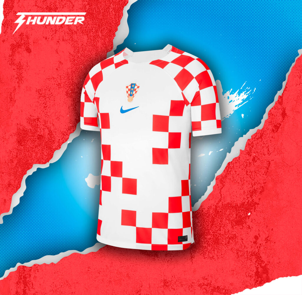 Nike Croacia Home 2022-23 Stadium - camiseta