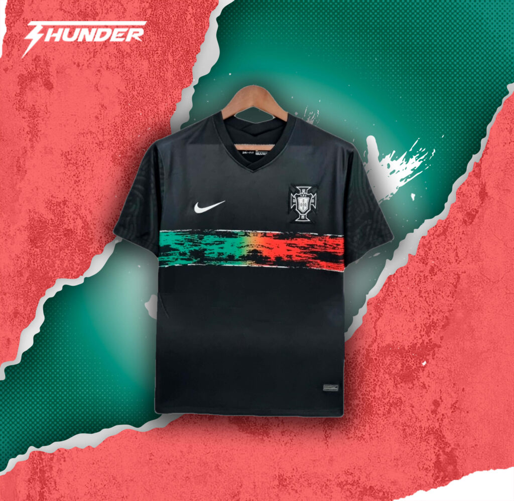 Portugal Jersey 2022 Black Football - camiseta