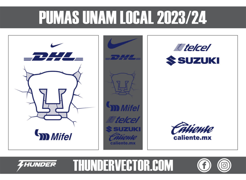 Pumas UNAM local 2023-24