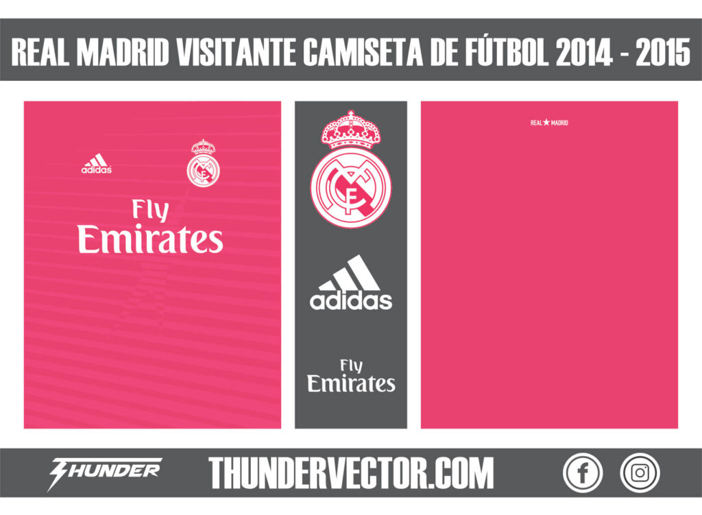 Real Madrid Visitante Camiseta de Fútbol 2014 - 2015